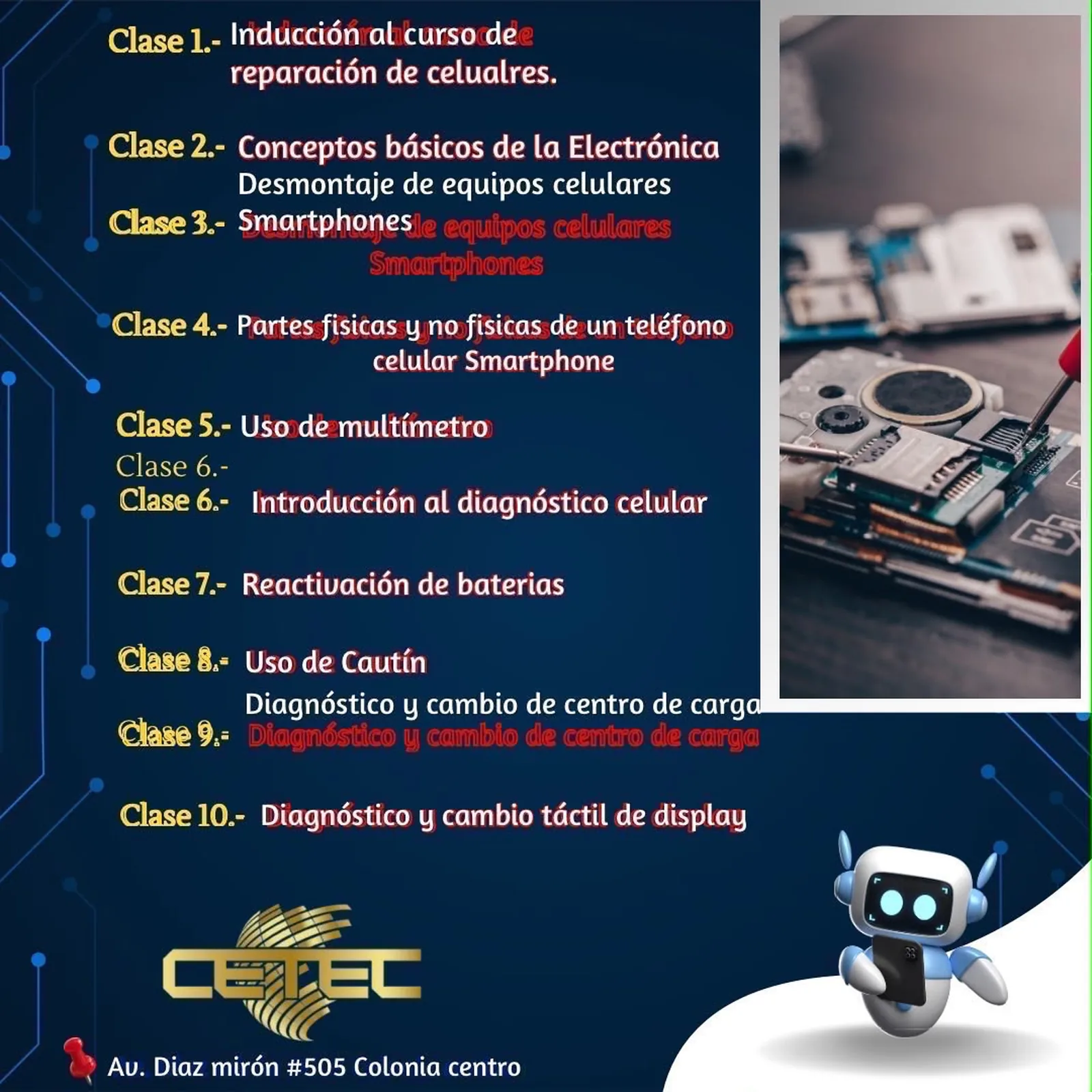 Reparación de celulares en CETEC — foto 1